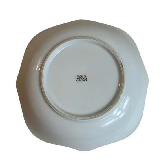 Vintage Lusterware Japan Candy Dish Roses Gold Trim 1950s Empress By Haruta - Picture 7 of 7